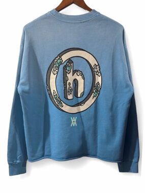 Hidden NY Daniel Arsham Raw Hem Cropped Sweatshirt Size Men’s Medium